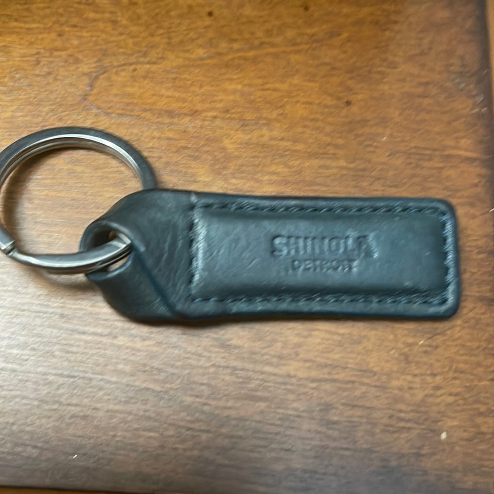 Shinola Leather Key Chain
